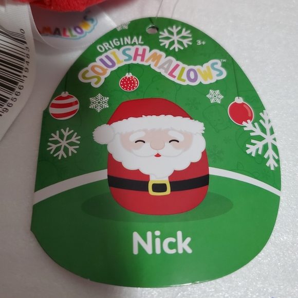 NWT 4" Nick, Santa Mystery Capsule Squishmallows - Picture 5 of 7